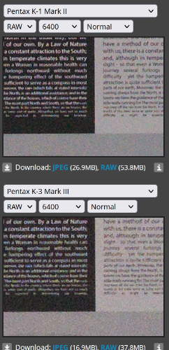 ISO6400 - K1 Mark II vs K-3 III.png